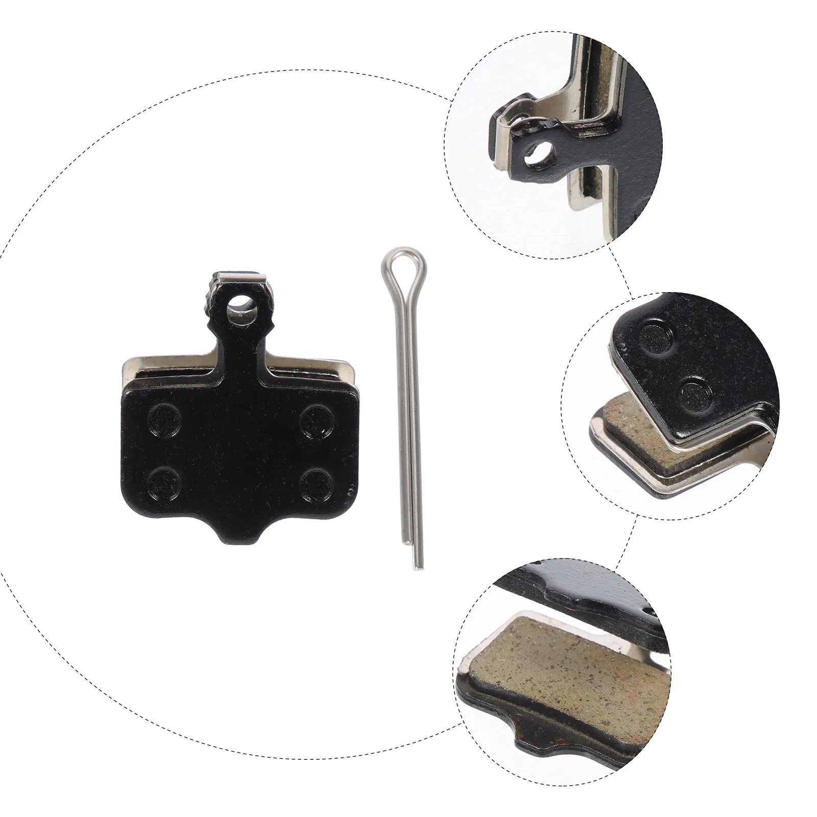 

Upgraded Bike Pads Replacement Disc Brake Block Durable Lightweight Mountain Cycling Brake Disc