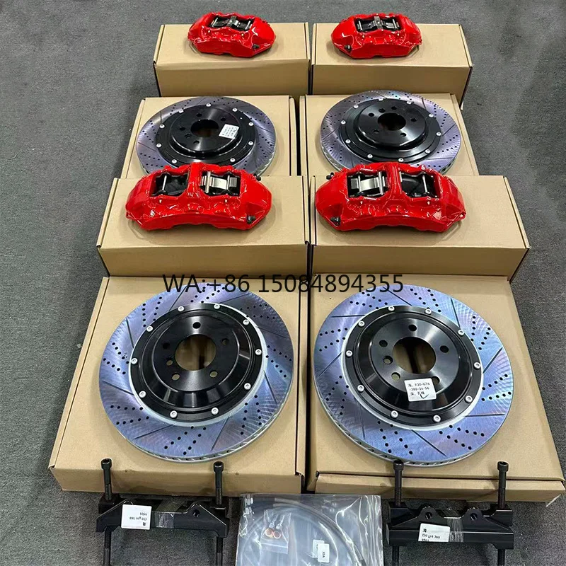 

GT6 6Pot GT4 4Pot Big Brake Caliper Kit, brake discs & pads included, auto brake modification and performance upgrade parts