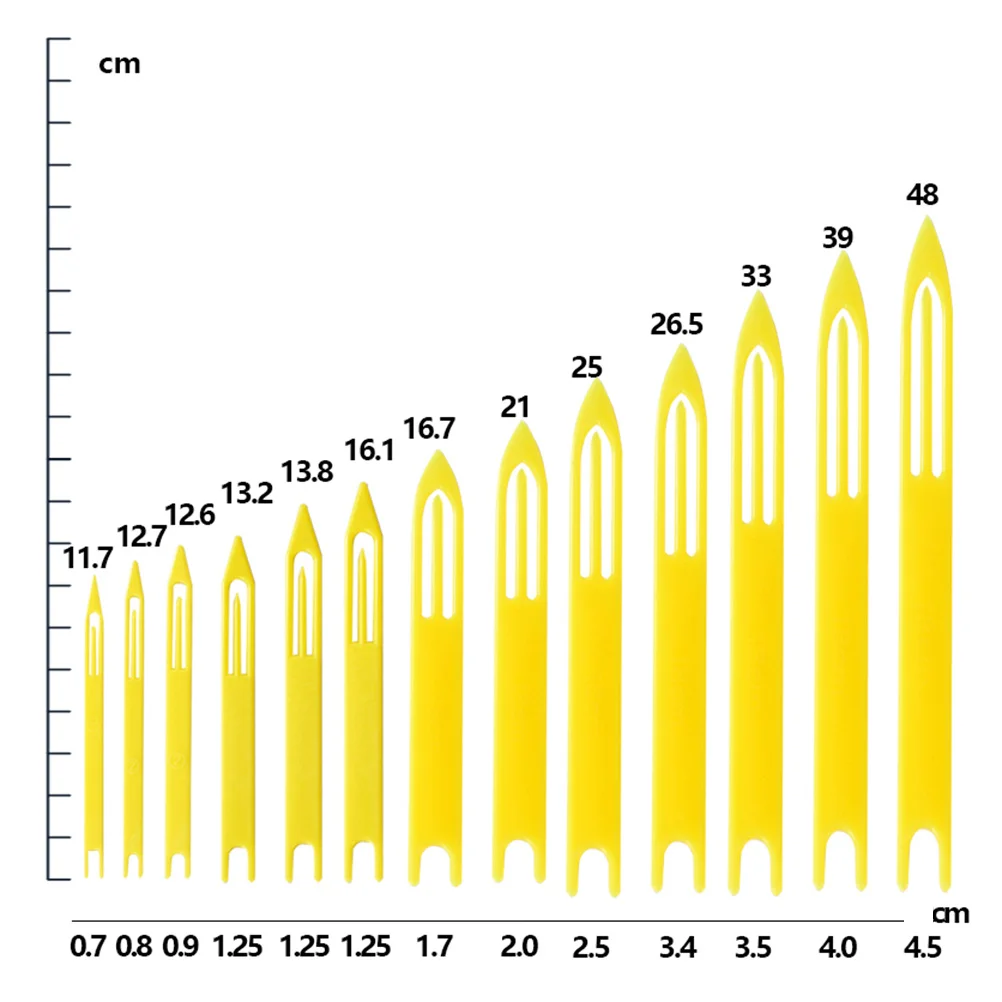 

30Pcs Fishing Net Knitting Tool Reusable Plastic Shuttles for Net Mending Fast and Efficient Sewing Repair Accessories