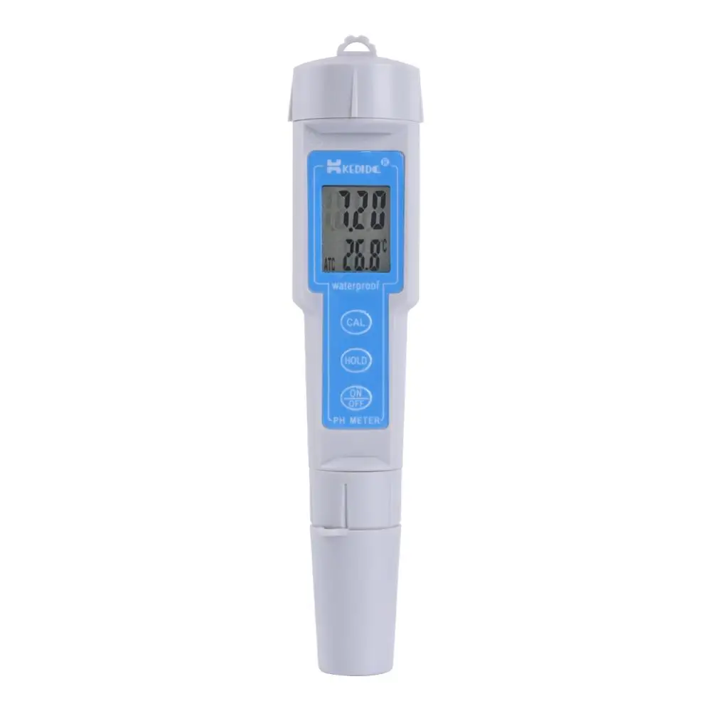 Portable Digital PH Meter Acidity Meter Pen Filter Water Waterproof Test