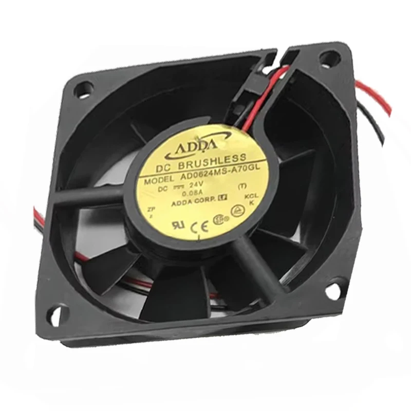 

6025 AD0624MS-A70GL 24V 0.08A 6-сантиметровый вентилятор для инвертора, гарантия 6 месяцев