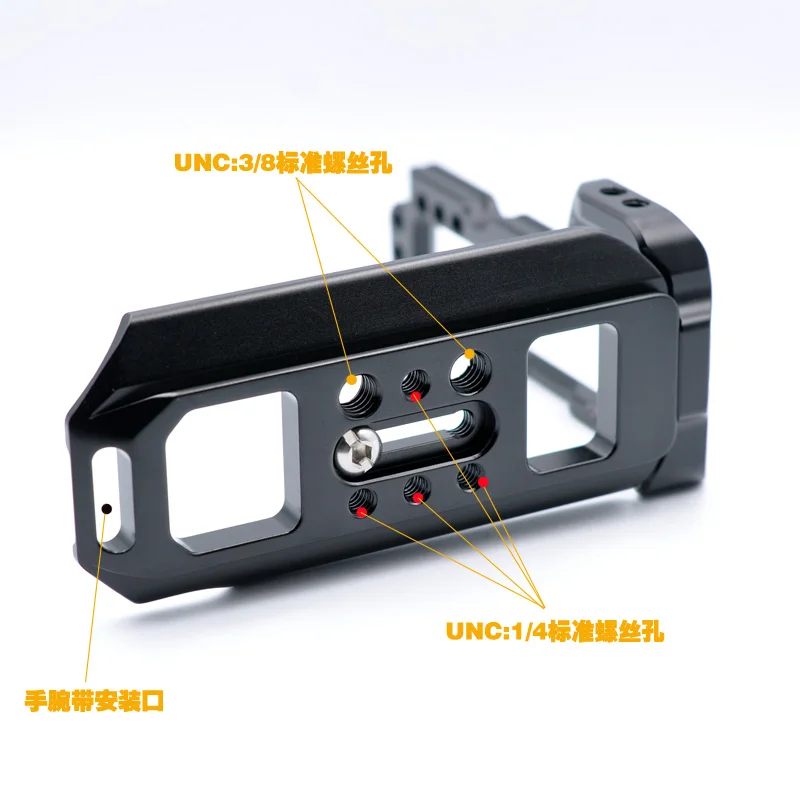 For GFX 100 Camera L Bracket With Hot Shoe Hand Grip Quick Release Plate