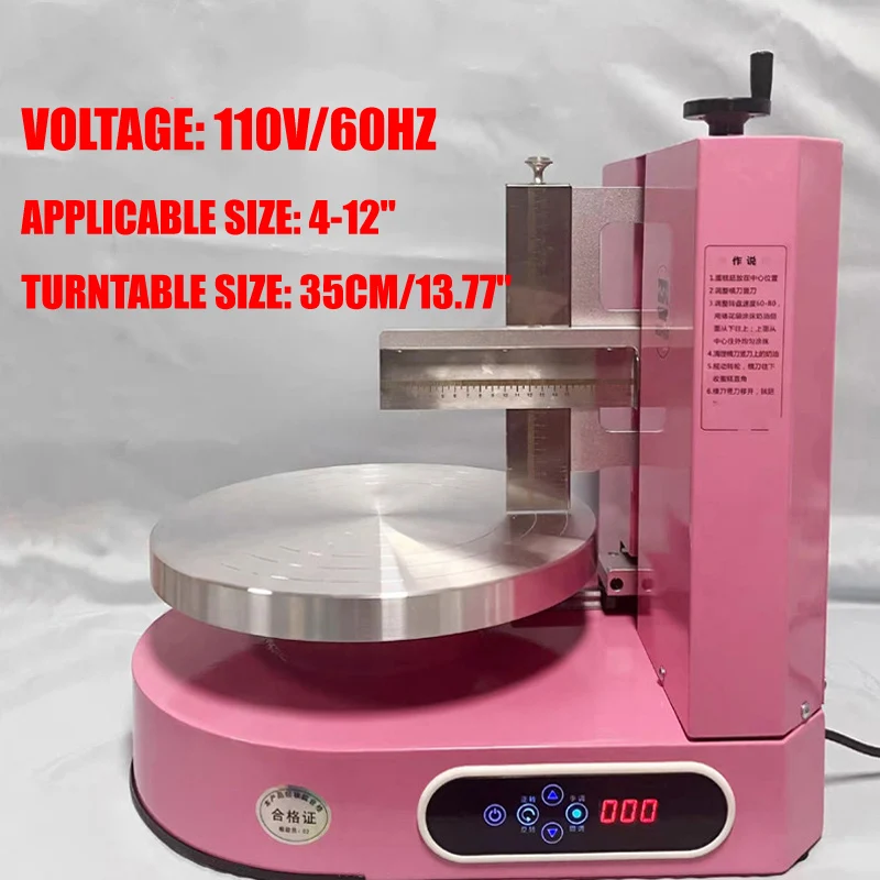 Birthday Cake Cream Icing Coating Machine Automatic Round Bread Cake Cream Butter Cake Cream Spreading Icing Maker