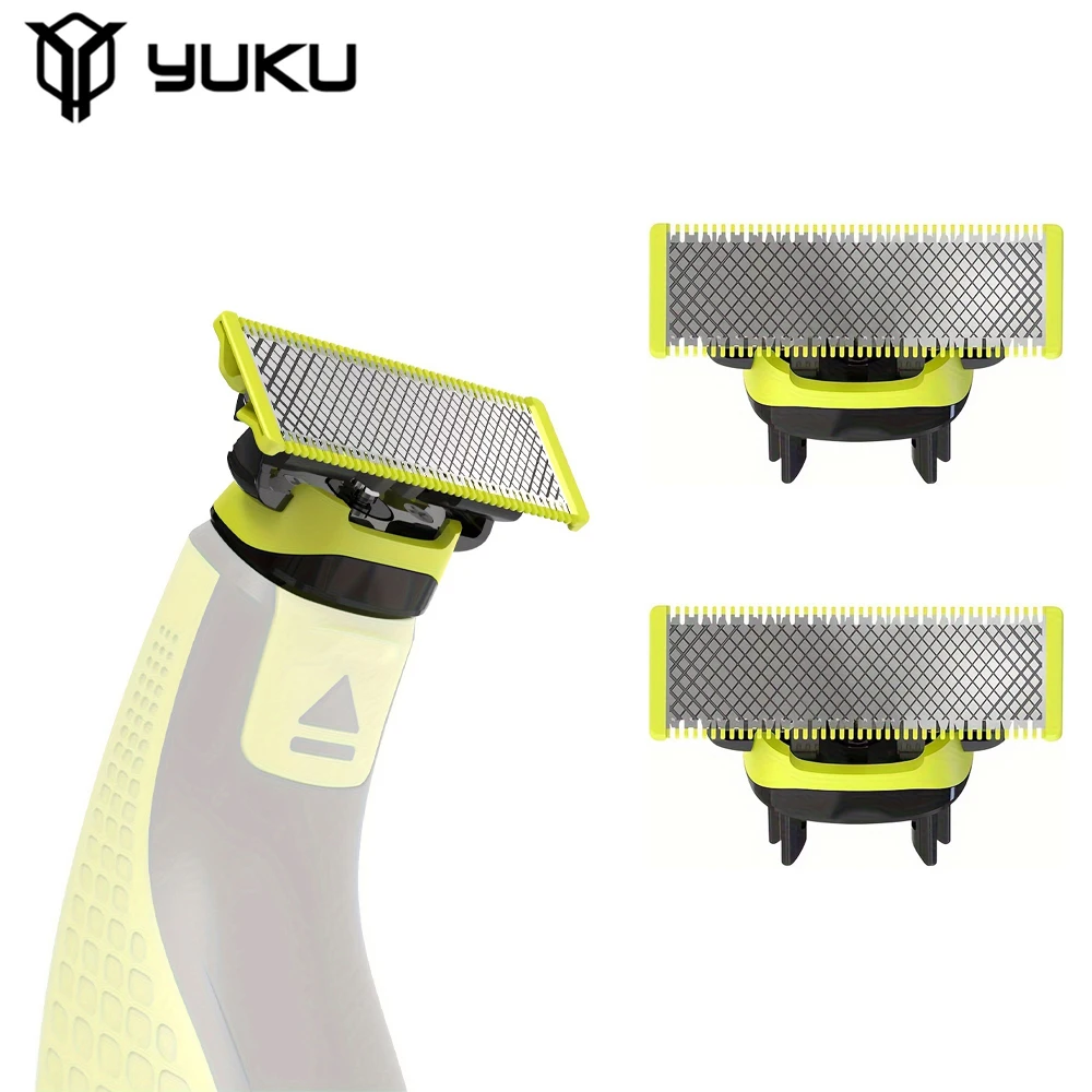 YUKU Shaver Replacement Blades Compatible with Philips One Blade QP2520 QP2515 QP2630 QP6510 QP6520 QP6530 Electric Trimmer