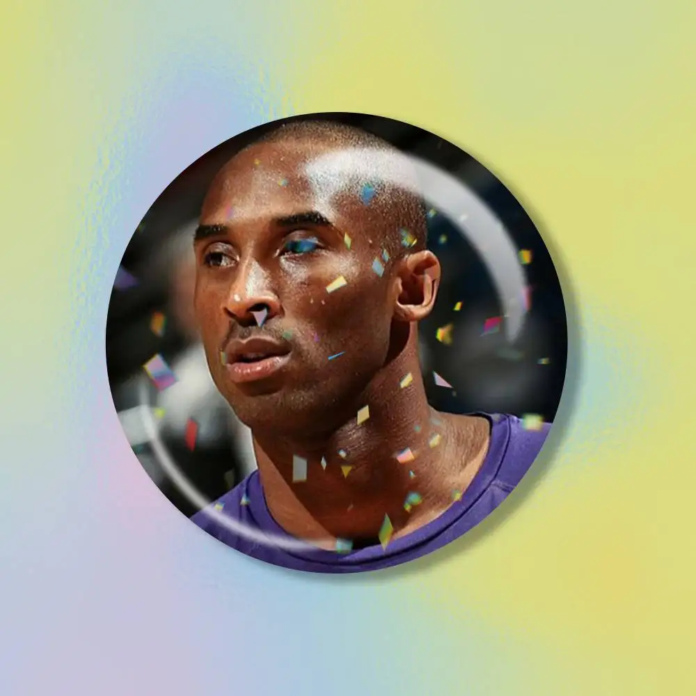 Basketball K-Kobe B-Bryant 8 24  Tin badges in 25/32/44/58/75mm, brooch pins for accessories & gifts,Souvenir.
