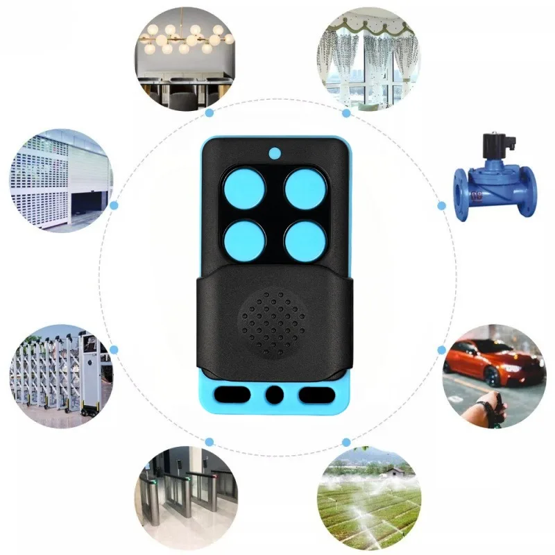 Auto Remote Control Duplicator 433MHZ Control Garage Door Metal Remote Controller For Car Garage Door Electric Curtain