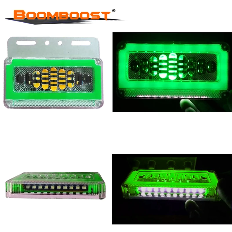 

Светодиодный боковой фонарь полуприцепа 24 В — линза 6D, зеленый, высокая яркость, быстрое рассеивание тепла