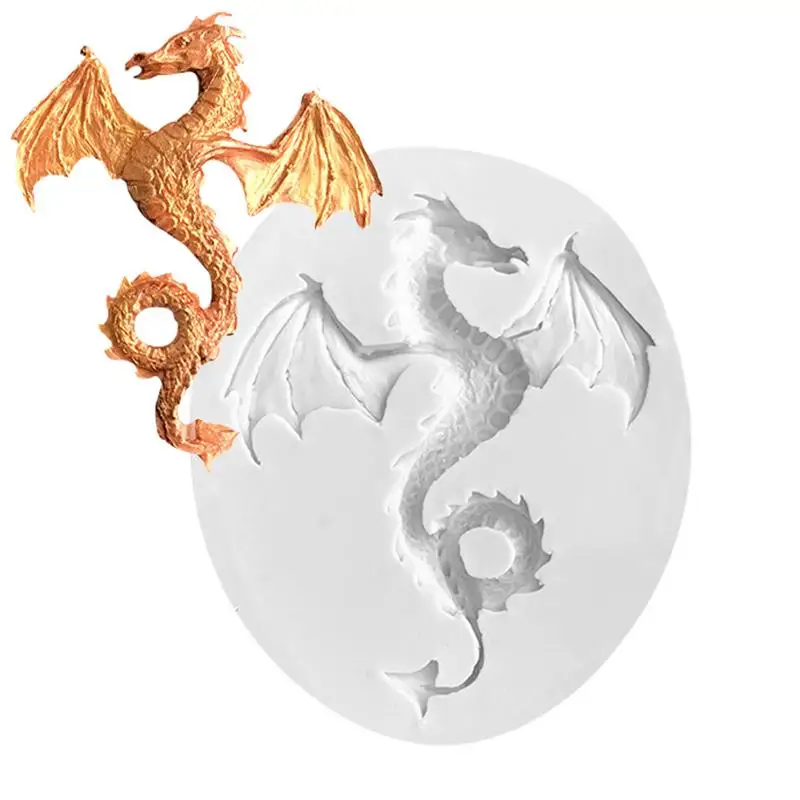 Dragon Silicone Mold Animal Dragon Chocolate Mold Resin Mould Dragon Fondant DIY Resin Casting Epoxy Resin Molds for Making