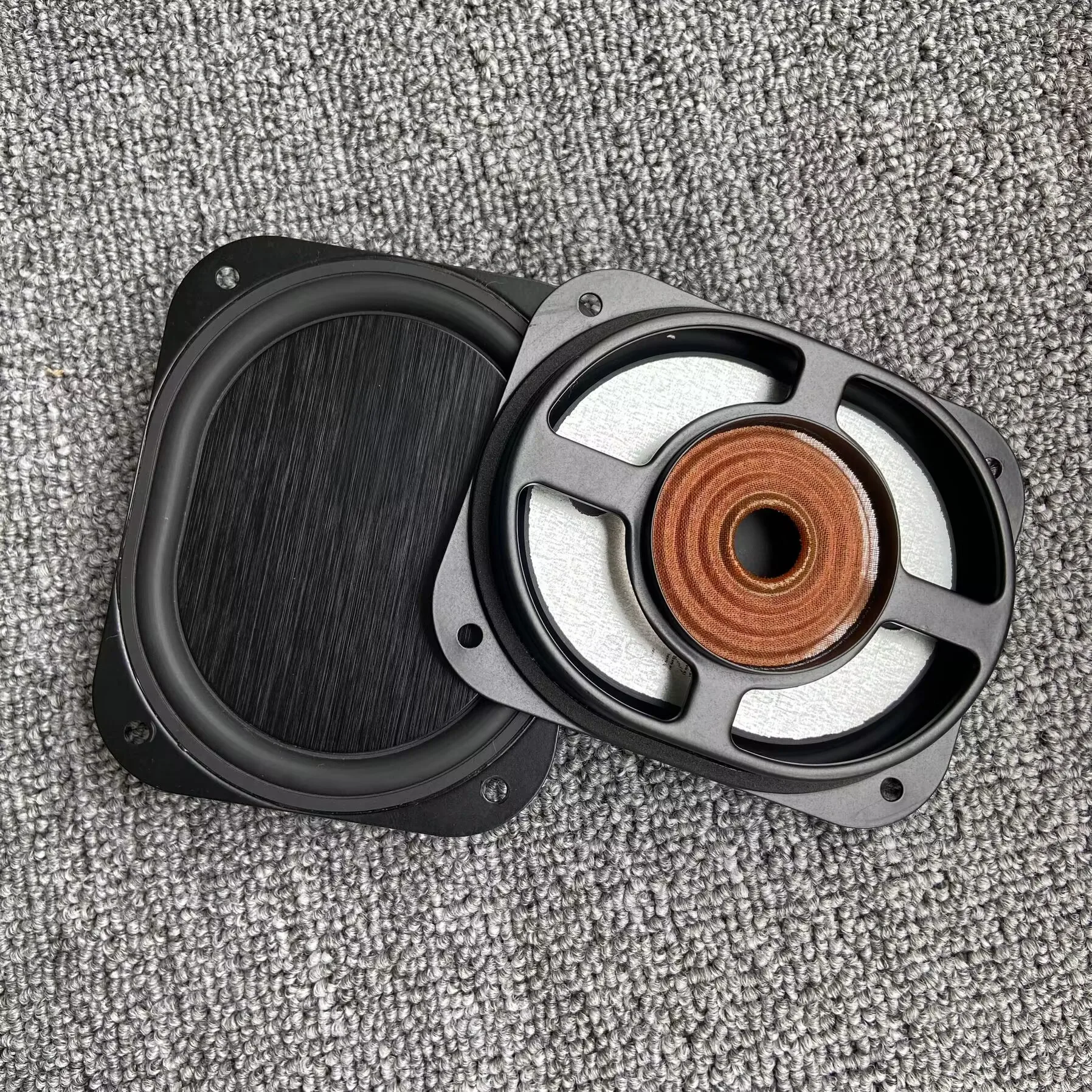 GHXAMP For Definitive Technology 111*90mm Low Frequency Radiator Small Mini Vibration Board DIY Speaker Auxiliary Bass 2PCS