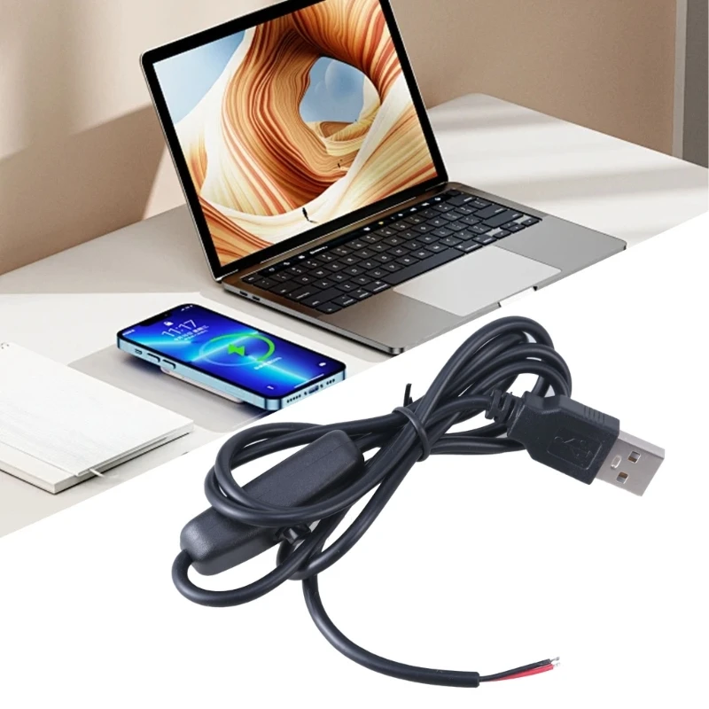 Cáp nối dài USB có bộ chuyển đổi cáp nguồn USB 5V sang 2pin