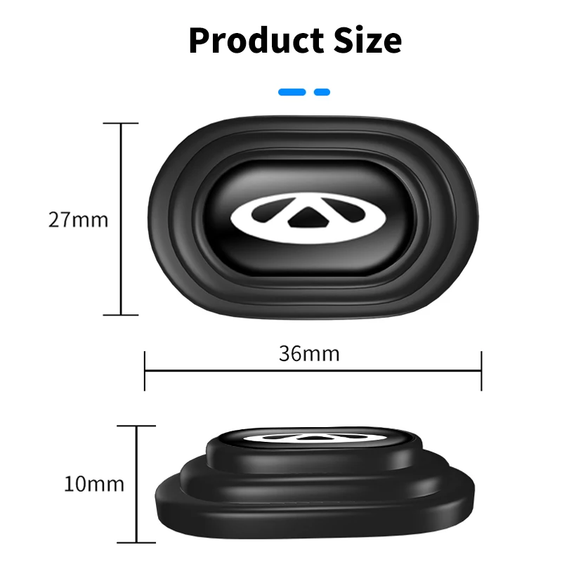 Car Door Auto Trunk Shock Absorber Mats Pads Accessories For Chery Tiggo 5 2 3 7 PRO 8 5X IQ QQ Fulwin Face Arrizo A1 A3 A5