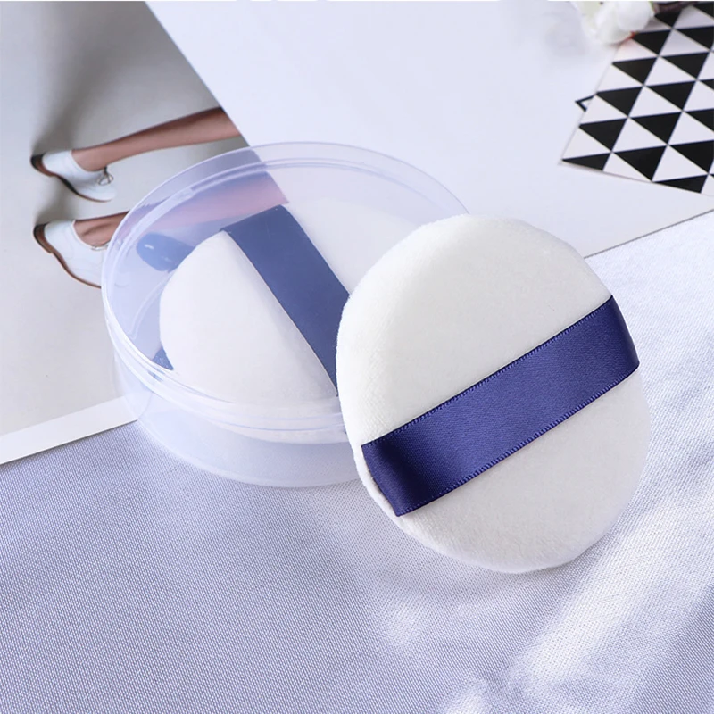 Mini Round Box Translucent Box Packing Box Storage Box Dustproof Strong Jewelry Storage Case Container Puff Box Case