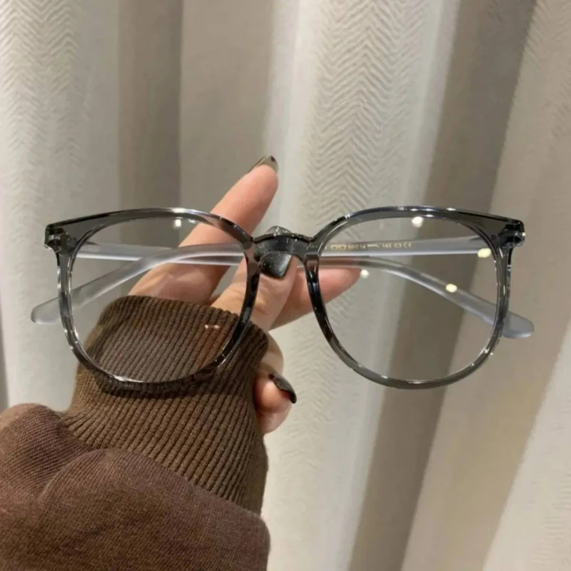 0-50-100-150-200-250-300-350-400 HD Anti Blue Light Flat Lenses Unisex Universal Resin Myopia Glasses Myopia Glasses Frame Women