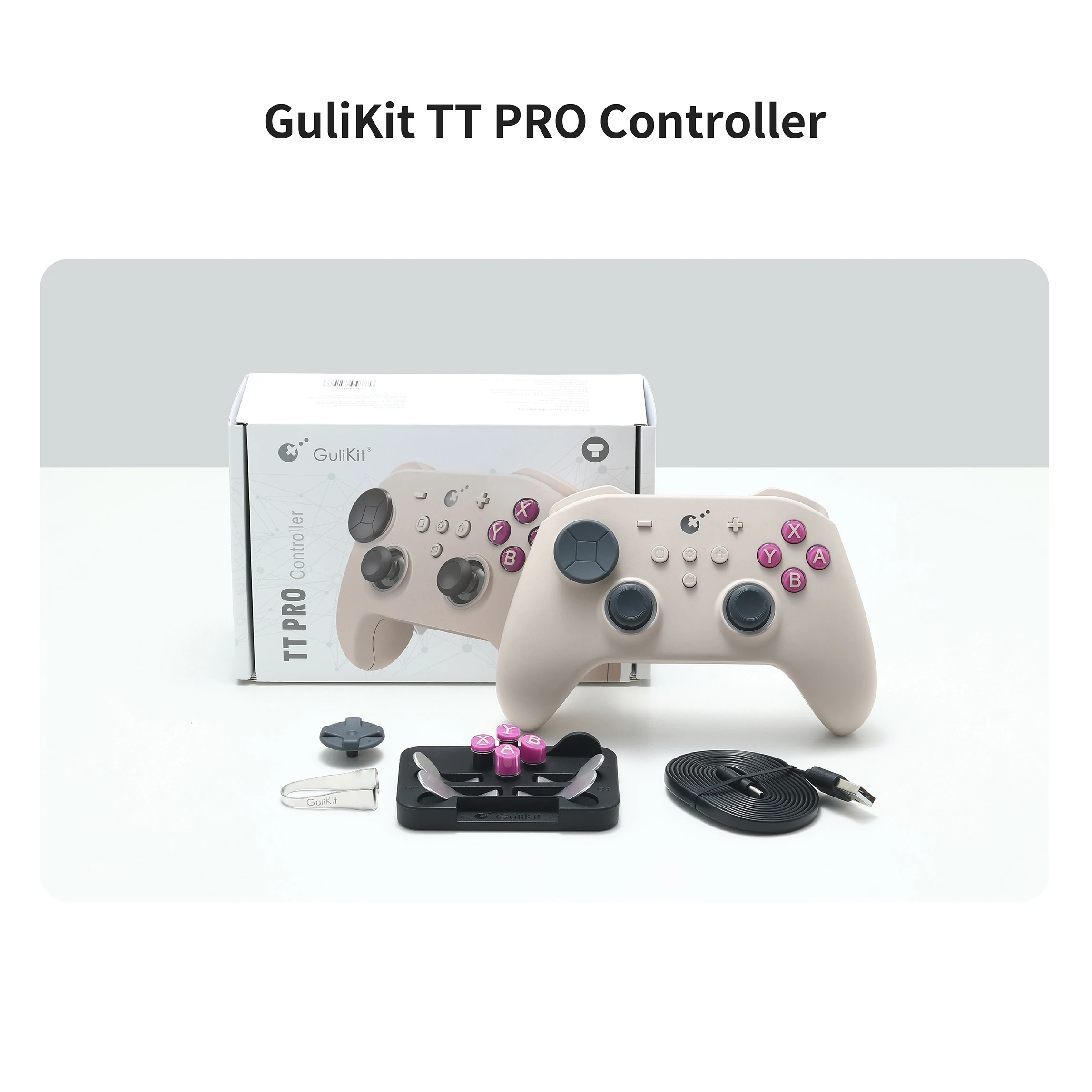 GuliKit TT Pro Spielcontroller mit TMR-Joysticks Hyperlink 2 Adapter Anti-Drift Gamepad für Nintendo Switch 1/2 PC Android iOS – Detail 19