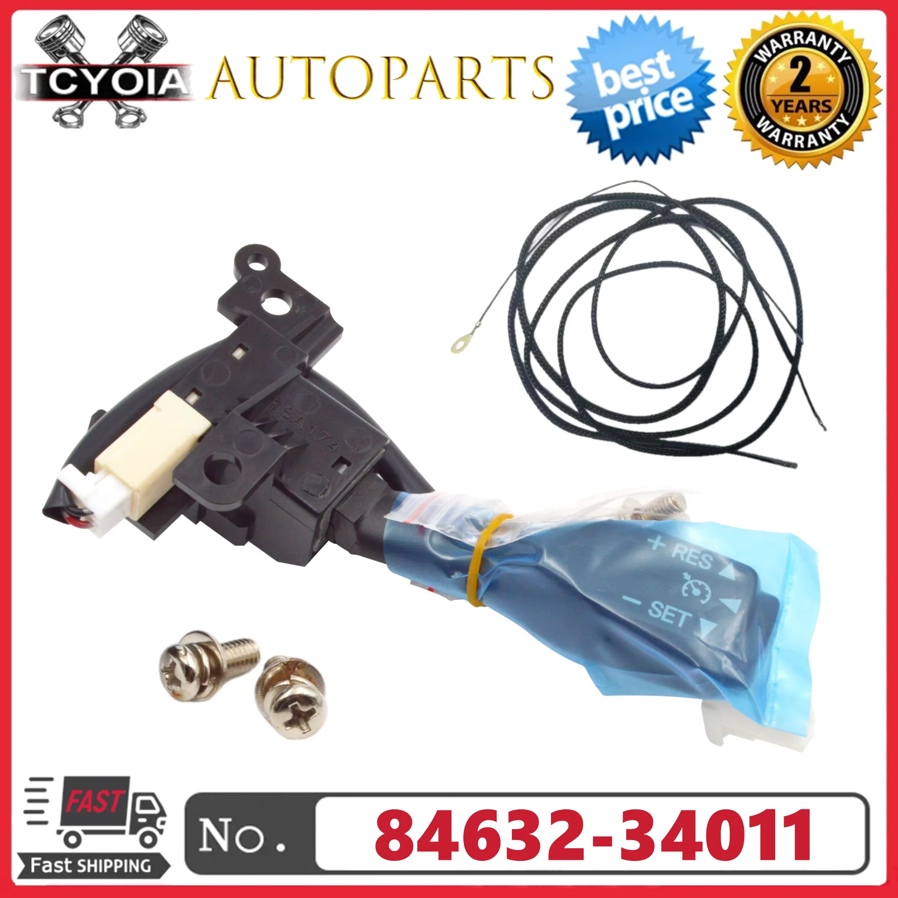 

Оптовый переключатель круиз-контроля для Toyota Camry Corolla Highlander RAV4 Matrix Tundra Yaris Scion Lexus 84632-34011 8463234011