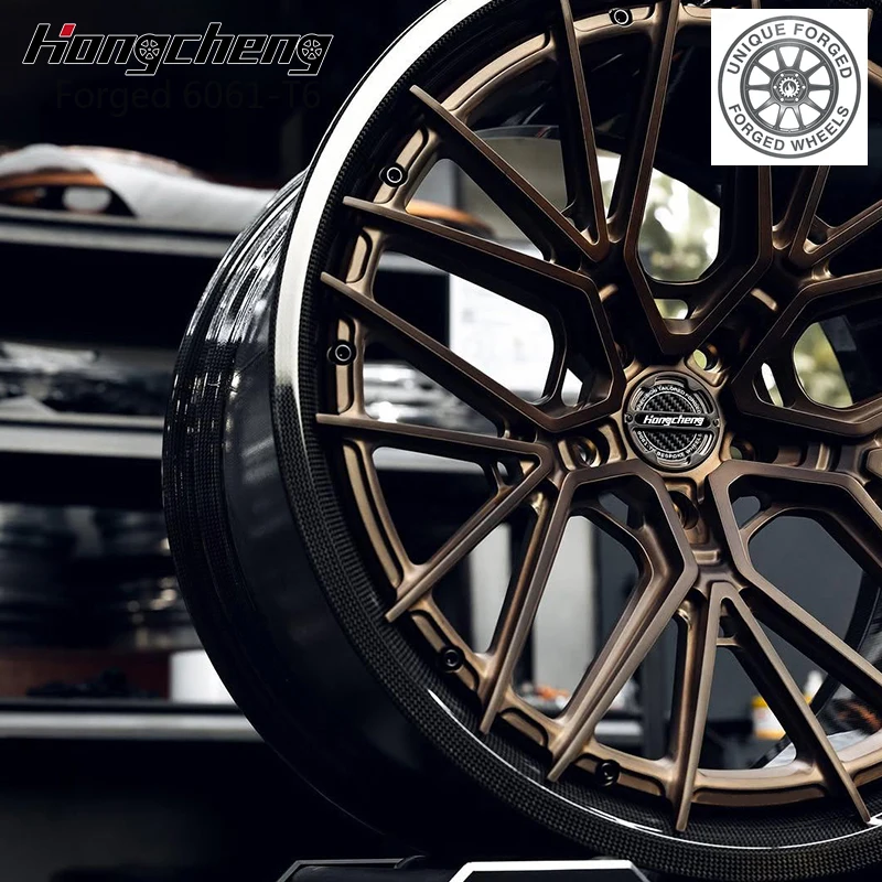 

New model of 26 Two Piece Alloy Wheels 5 Hole 18 19 20 21 22 24 26 Inch Forged Wheels Carbon Fibre Wheels 5x112 5x114.3 for M3