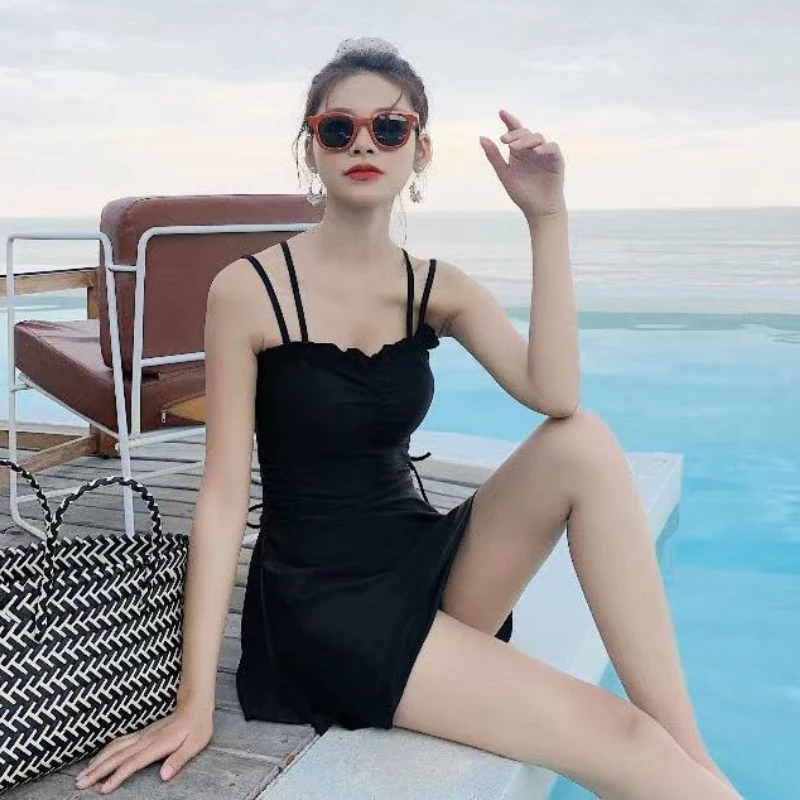 Cover-ups Women Summer Sexy Hot Girls Fashion Bandage New Design Sleeveless Leisure Beach Style Simple Basic Swimwear Vacation