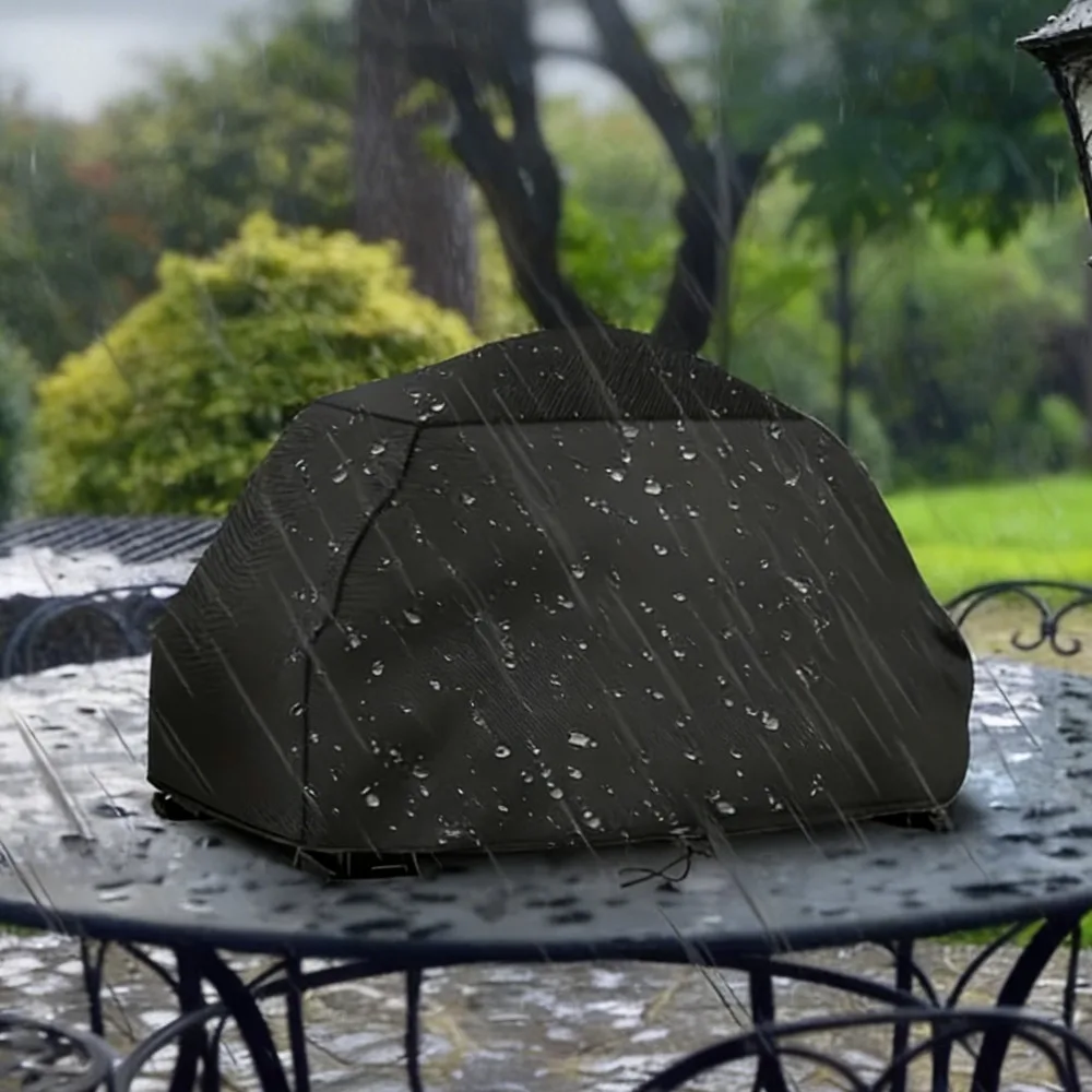

Outdoor Tabletop Barbecue Cover Oxford Cloth Grill Protective Shield