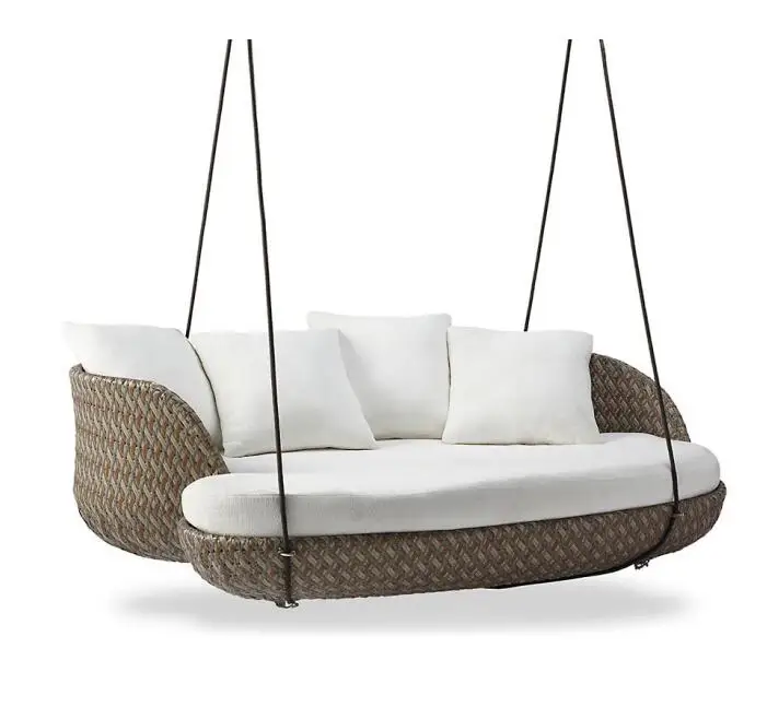 

# 2024 Popular Waterproof Outdoor Garden Rattan Handing Daybed