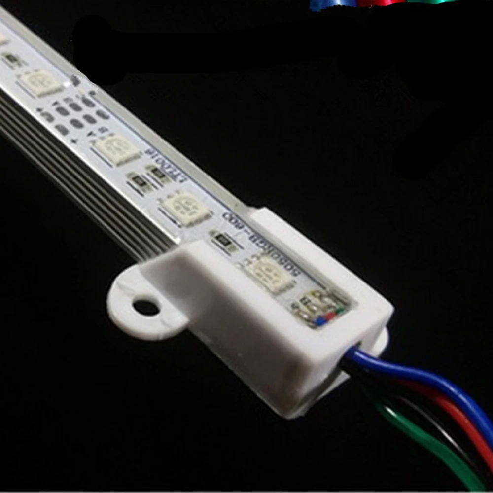 50PCS 50CM DC12V 24V LED Bar light 5050 RGB Waterproof IP68 LED Hard strip fish tank refrigerator outdoor lamp