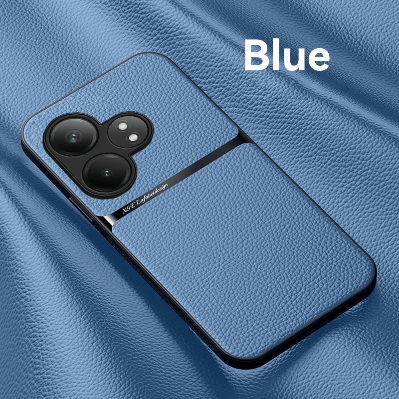 For Realme GT 6T Magnetic case For Realme GT 6T/GT Neo6 SE/GT Neo6/GT 6 Wear resistant leather phone case Full Lens protector