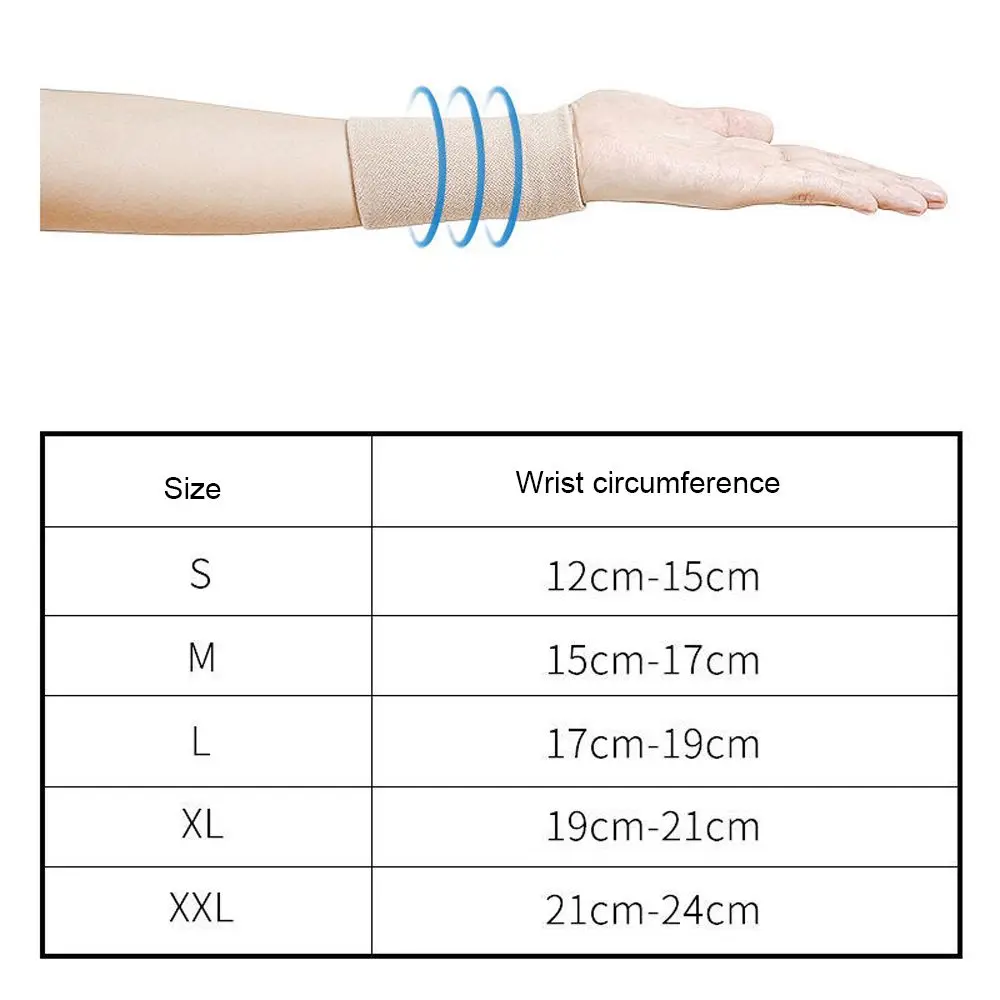 Cintura elastica polsino da polso copertura a compressione cicatrici supporto per polso traspirante cinturino sportivo cinturino protettivo