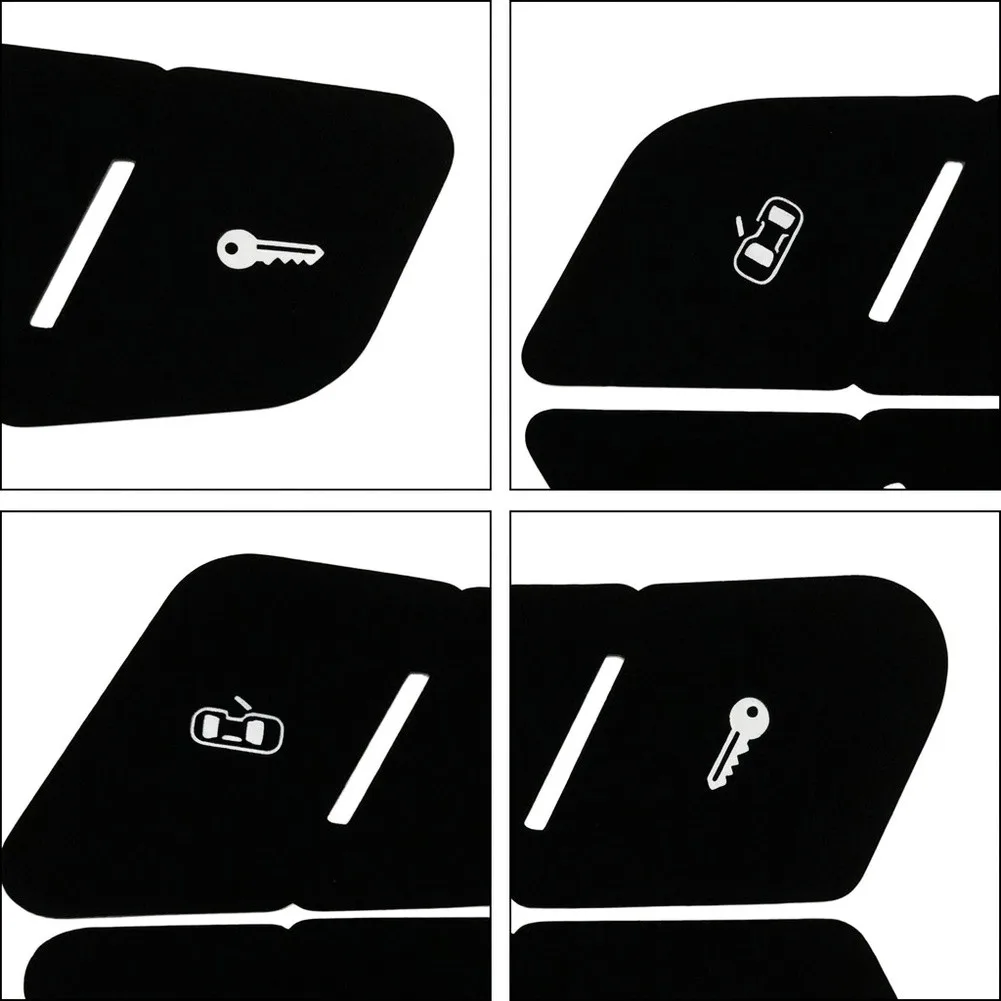 Interior Door Lock Button Repair Decal Sticker Compatible with For JETTA For GOLF For PASSAT 2006 to 2010 Model Years