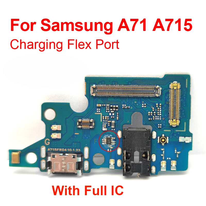 

USB Charging Board Flex Cable For Samsung A71 4G 5G USB Charger Port Dock Connector