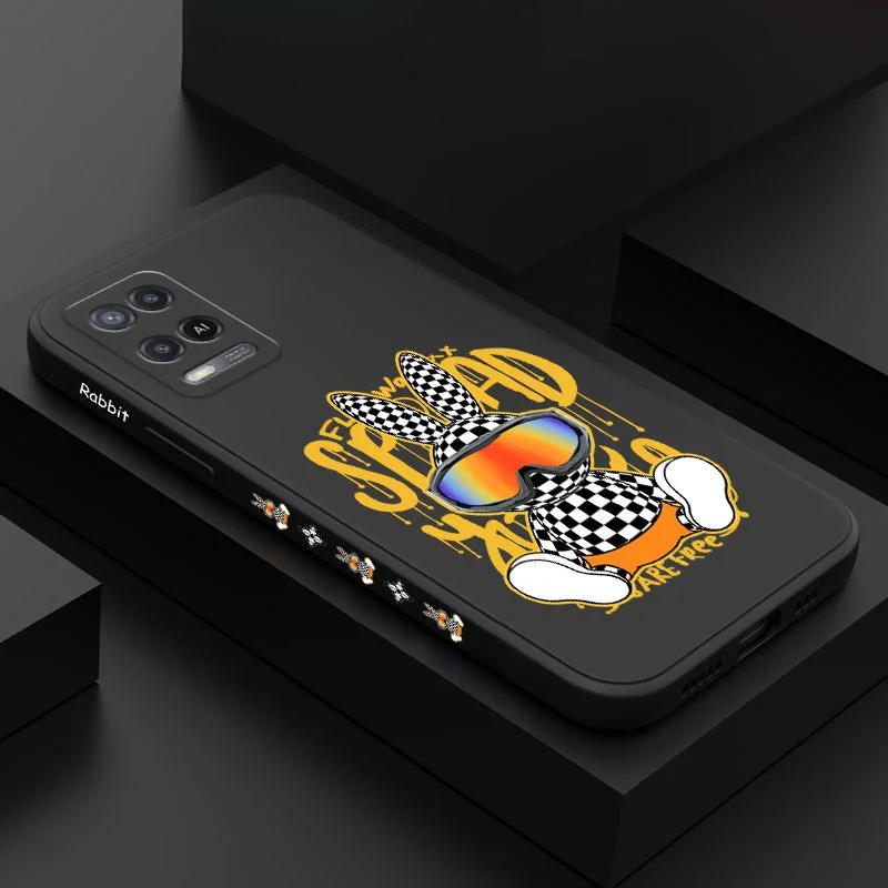 

Grid Rabbit Case For OPPO A54 A74 A55 A57 A77 A78 A96 A76 A16 A15 A95 A94 A83 A53 A72 A52 A9 A5 A12 A31 2020 S 4G 5G Cover