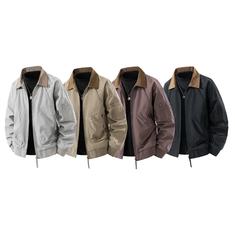 

Осенняя новая мужская куртка из вельветовой ткани для тяжелой промышленности, быстросохнущая, противозащитная