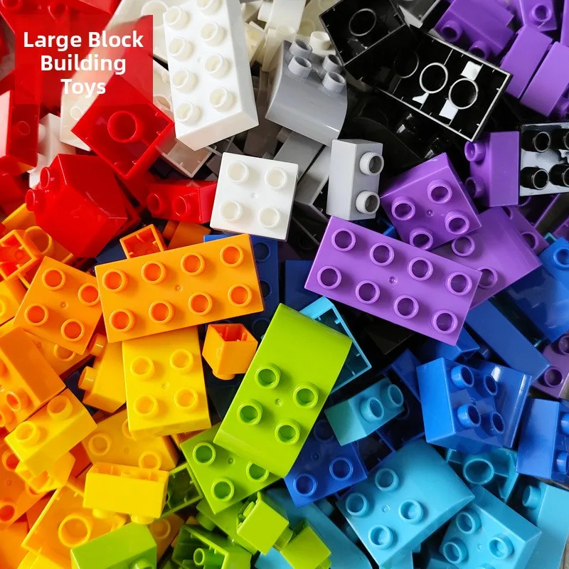 

Конструктор с крупными деталями для детей: развивающие игрушки для самостоятельной сборки, дополнительные элементы для детского сада