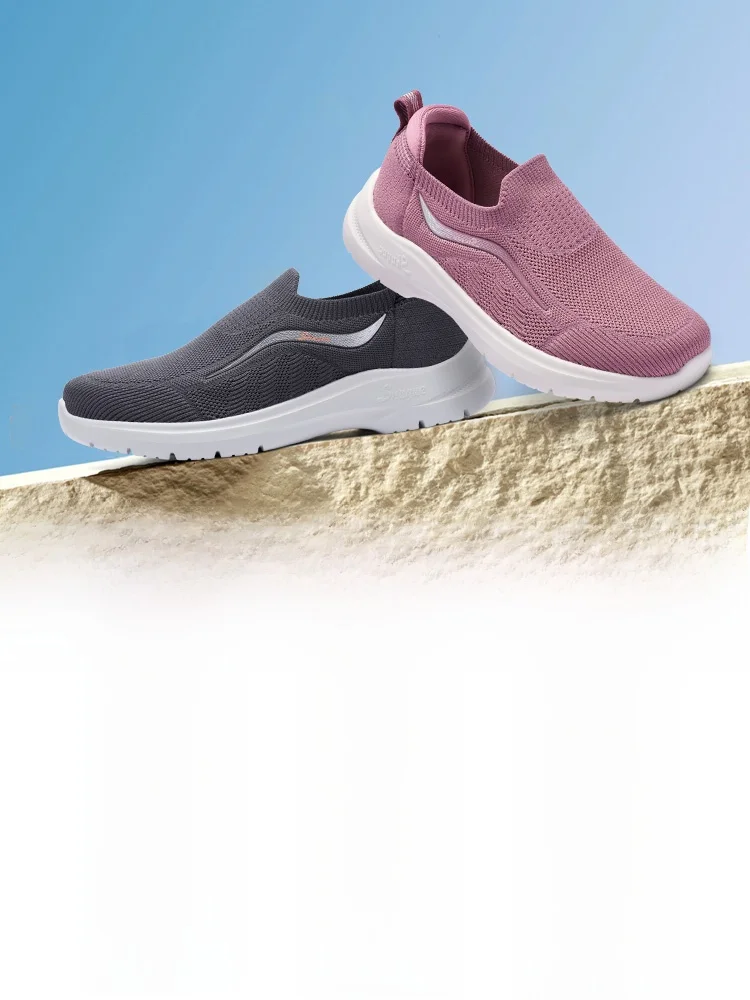 Picture 6: Shuyue Elderly Shoes Flagship Store Spring Autumn Style Mom Shoes Women Middle Aged And Elderly Walking Shoes Slip-On 2026 New