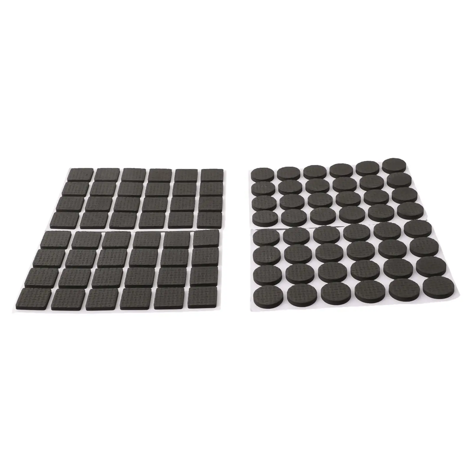 

DIY Chair Leg Pad Table mat Protection Pad Floor protector Furniture Non-slip 96PCS Black Chair leg Accessories