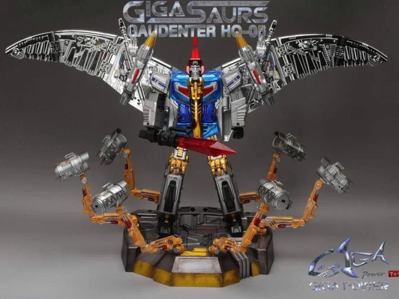 Transformation Gigapower GP HQ-05R deformation Toy GP Swoop Dart Robot Dinosaur Electroplating Version G1 FBE Reprint