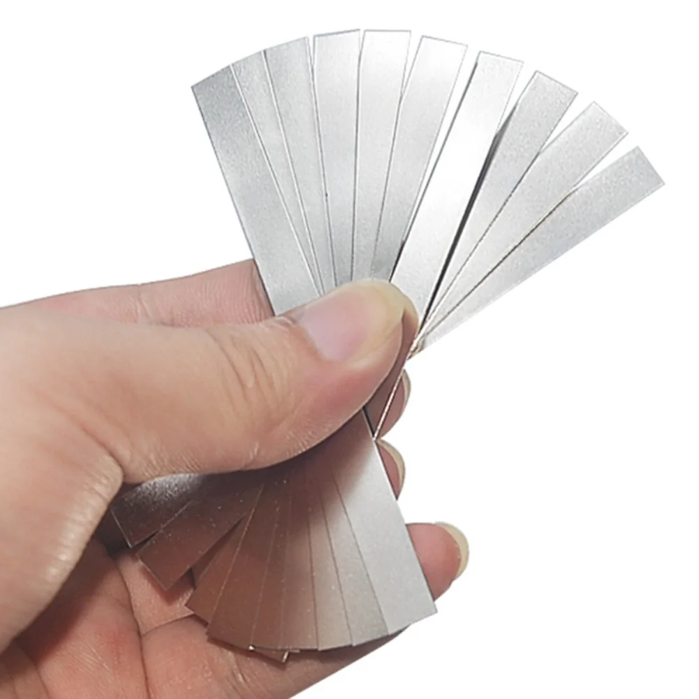 Steel Strips with Nickel Plating 0.2x15mm 100 Pack for Spot Welders Targeting Reliable Joint Formation in Portable Power Systems