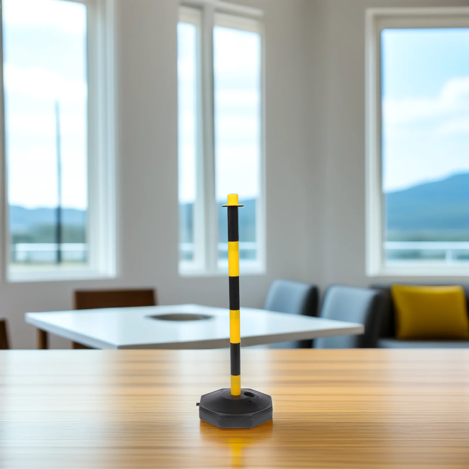 1 قطعة عمود مضاد للتصادم كومة تحذير السلامة القابلة للتعبئة بالماء لحاجز الطريق مخروط عزل مرفق المرور #1