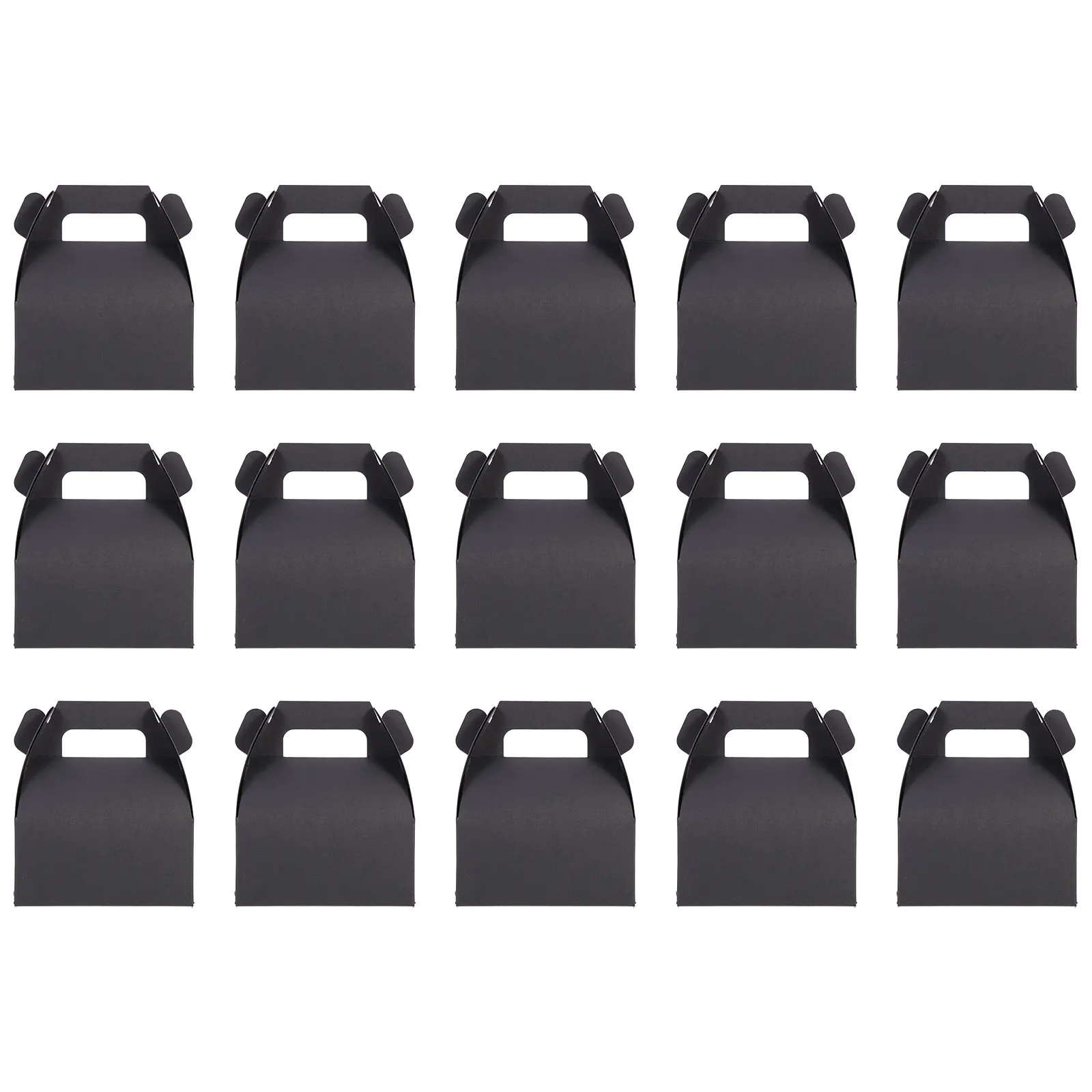 

20 Pcs Kraft Paper Food Box Gift Boxes Card Takeaway Packaging Treat Case Cake C y Container Popcorn Snack