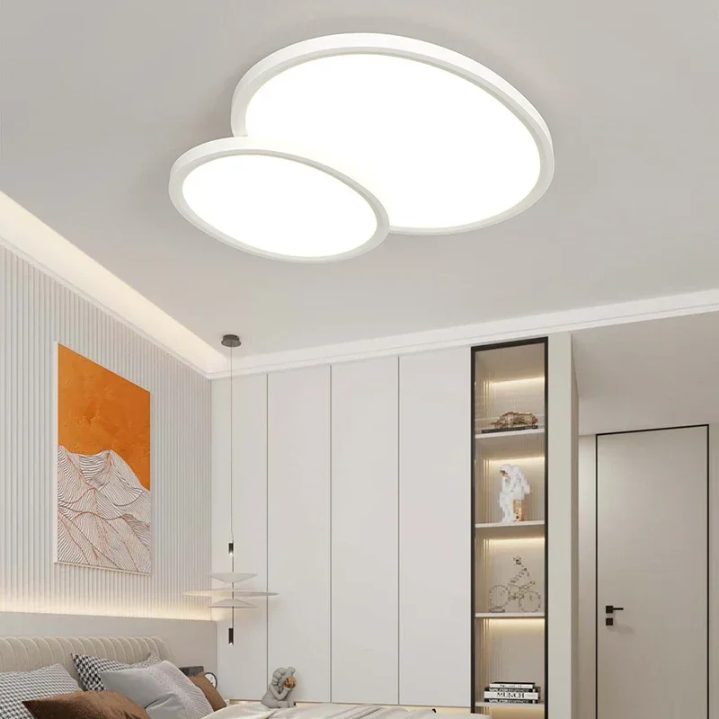 Modern Cream Style Ceiling Light Full Spectrum Originality Living Room Ceiling Light Bedroom Indoor Lighting Lampara Techo FYCL