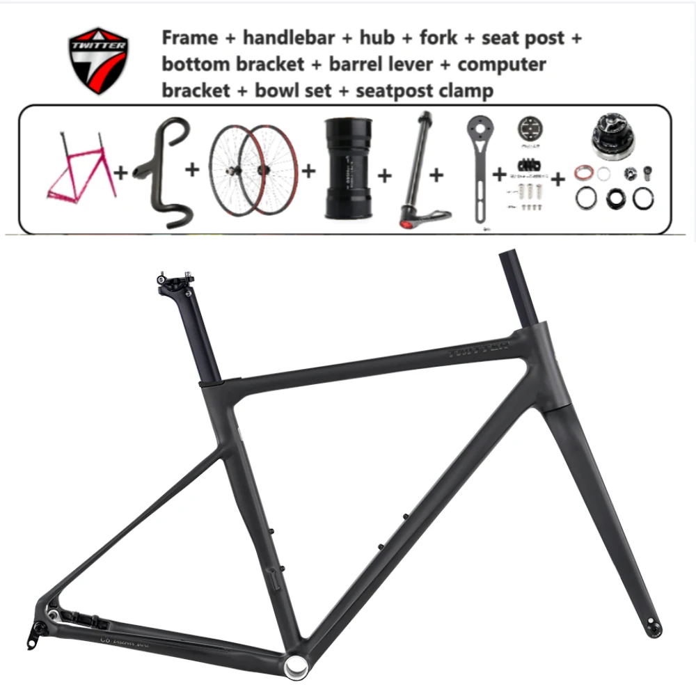 Twitter C6 Aluminum Road Bike Frame 41-54cm