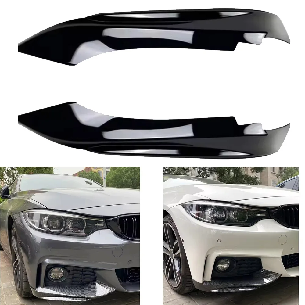 

M Sport Front Bumper Side Lip Cover Air Vent Spoiler Trim MP Style For BMW 2 Series F22 F23 M235i M240i 220i 228i 230i 2014-2022