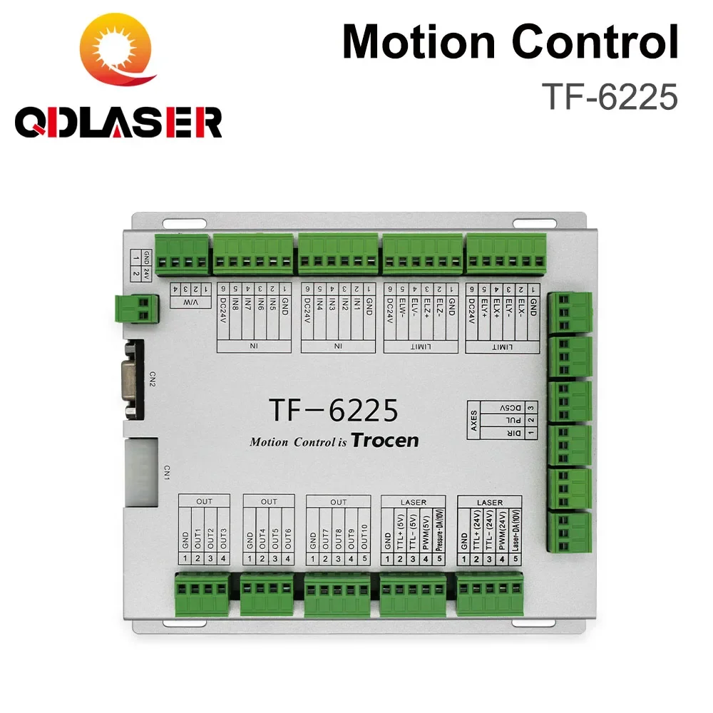 Imagem -03 - Qdlaser Tf6225 Fibra Laser Controlador de Corte Altura Automática Sensing System Material Não-metal Co2