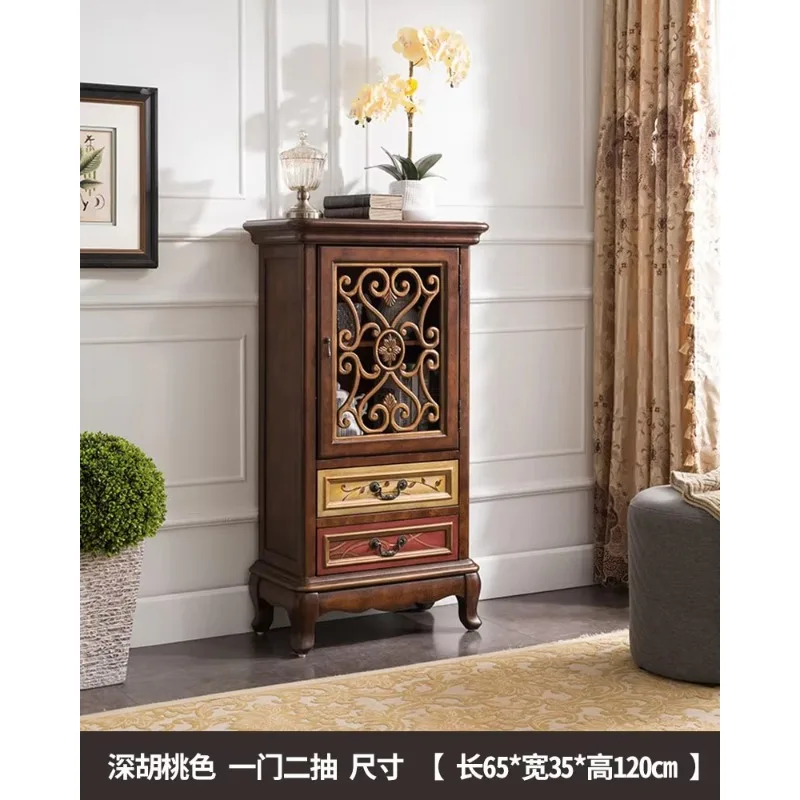 GZ-8 Foyer Wine Cabinet Corner Wall Decoration Corner Cabinet Bucket Cabinet Storage Storage