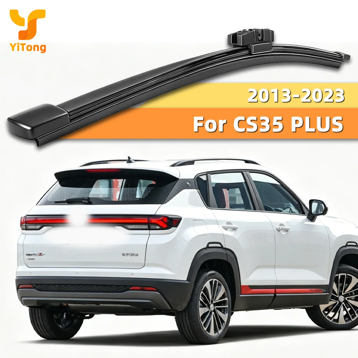 Yitong All-Weather Windshield Rear Wiper Suitable For Chana CS35 PLUS 2013-2023 Silent Rubber Strip Rear Wiper Replacement