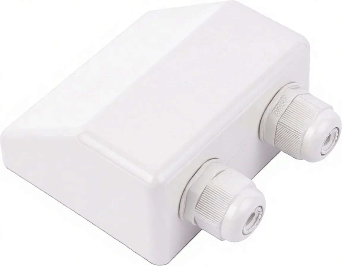 Renogy Solar Cable Entry Gland Housing Mount for RV, Boats, Caravans, Marine, White