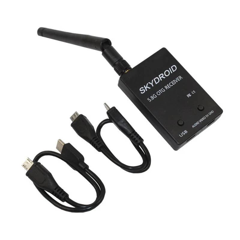 FPV Video Receiver For Yunzhuo OTG UVC 5.8G Mobile Phone Transmission Single Antenna VR Video Capture Display Drone Aerial