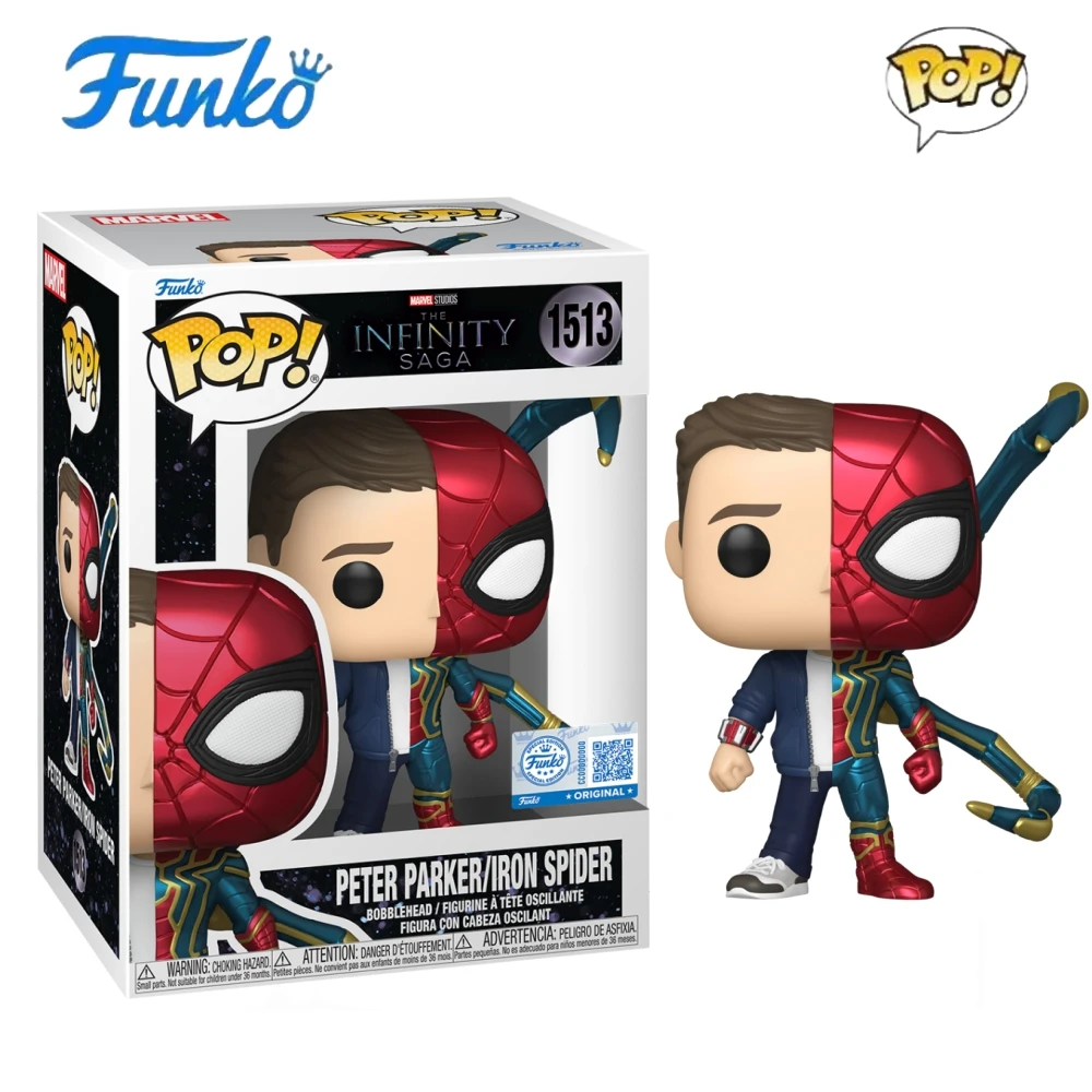 Marvel Figure Spider-Man 3 Steve Rogers/Captain America Peter Parker/Iron Spider Funko Pop Vinyl Figure Limited Edition Toy - Image 3
