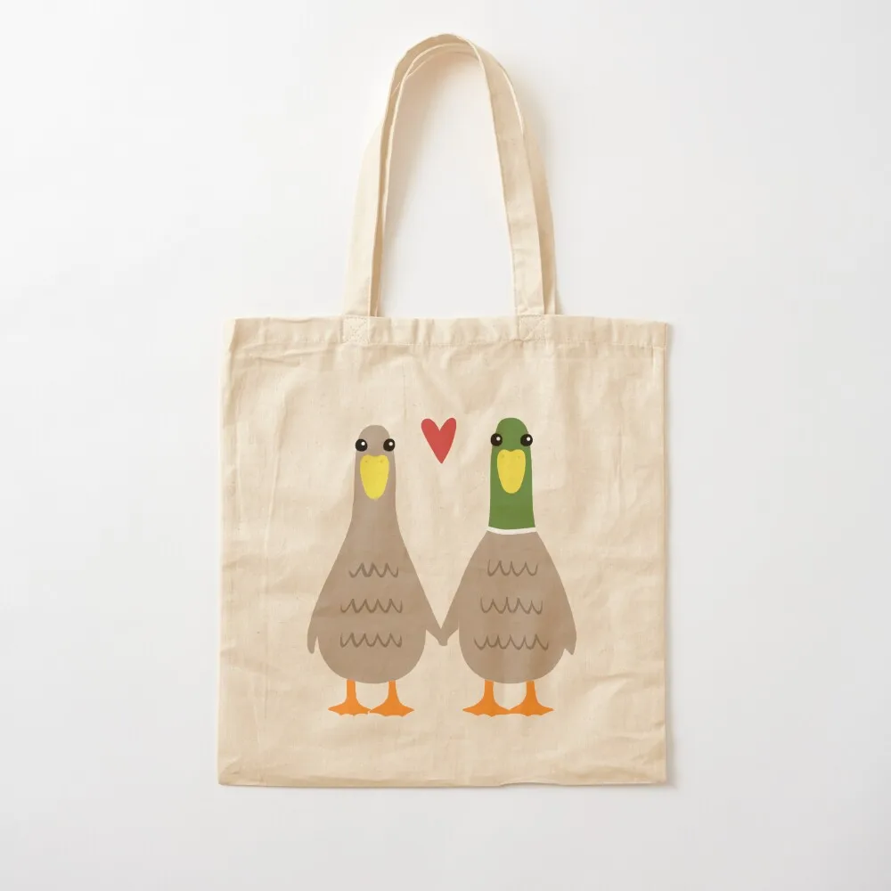 Love Ducks Cute Valentine Couple Tote Bag tote bag woman Women bags Gift bag Handbags