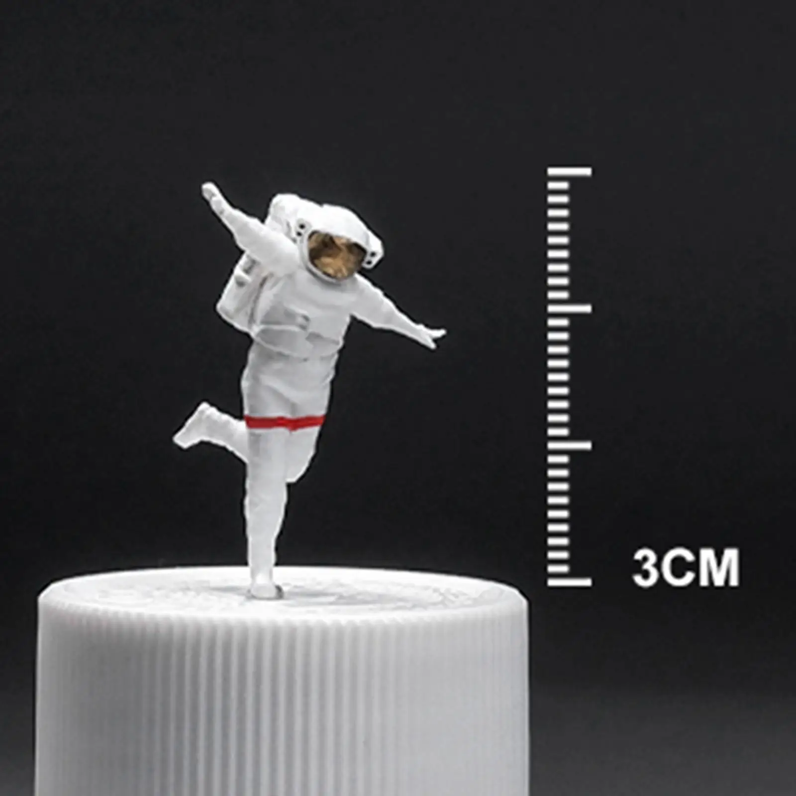 Space Theme 1/64 Scale Figure Spaceman Astronaut Miniature Fairy Garden Collections Layout Diorama Scenery Accessories S Scale