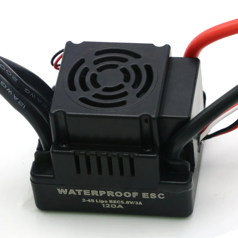 Aggiornamento Sensorless 60A 80A 120A S-80A S-120A Brushless ESC Regolatore di Velocità Elettrico con 5.5V/3A BEC per 1/8 1/10 RC Auto