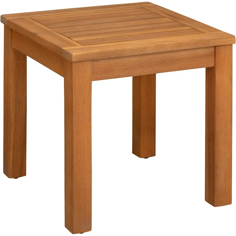 

Lio Oslo Wooden Side Table Light Brown Sofa & Bed End Table for Mobile Snack & Other Essentials Durable Wood Construction